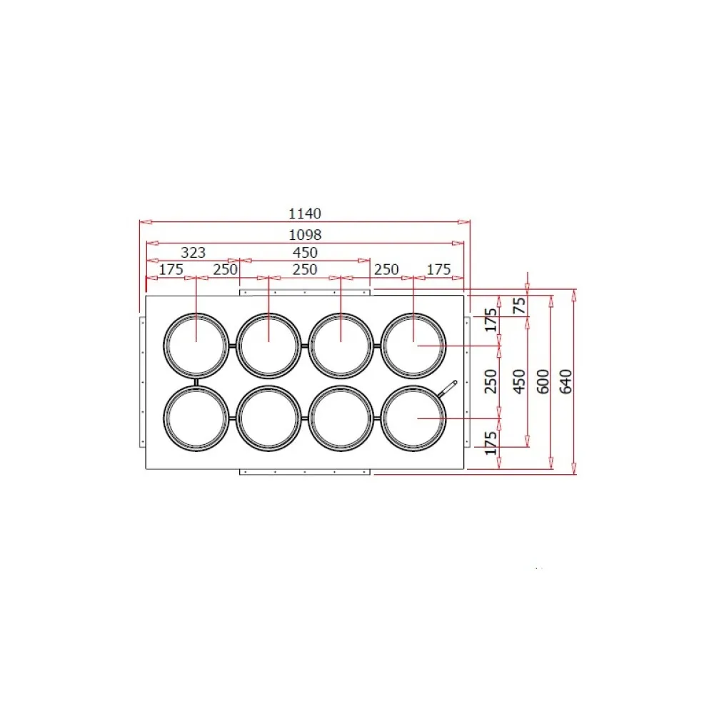 Ice-cream dispenser GELATO 2 1140mm REMOTE