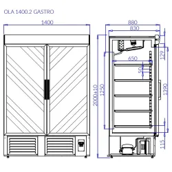Refrigerator OLA2 GASTRO
