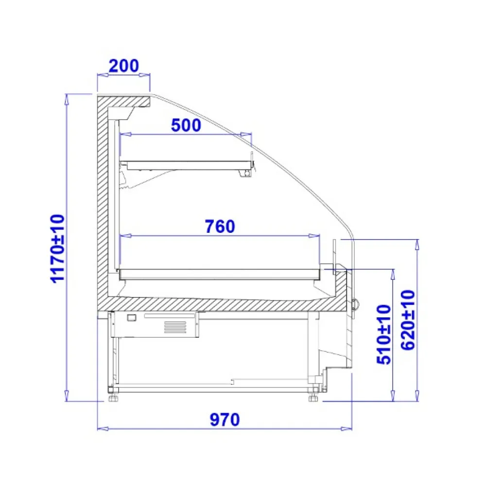 Hot showcase PROXIMA SLIM HOT OPEN 1.25