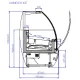 Ice-cream showcase KAMELEO ICE 1400mm