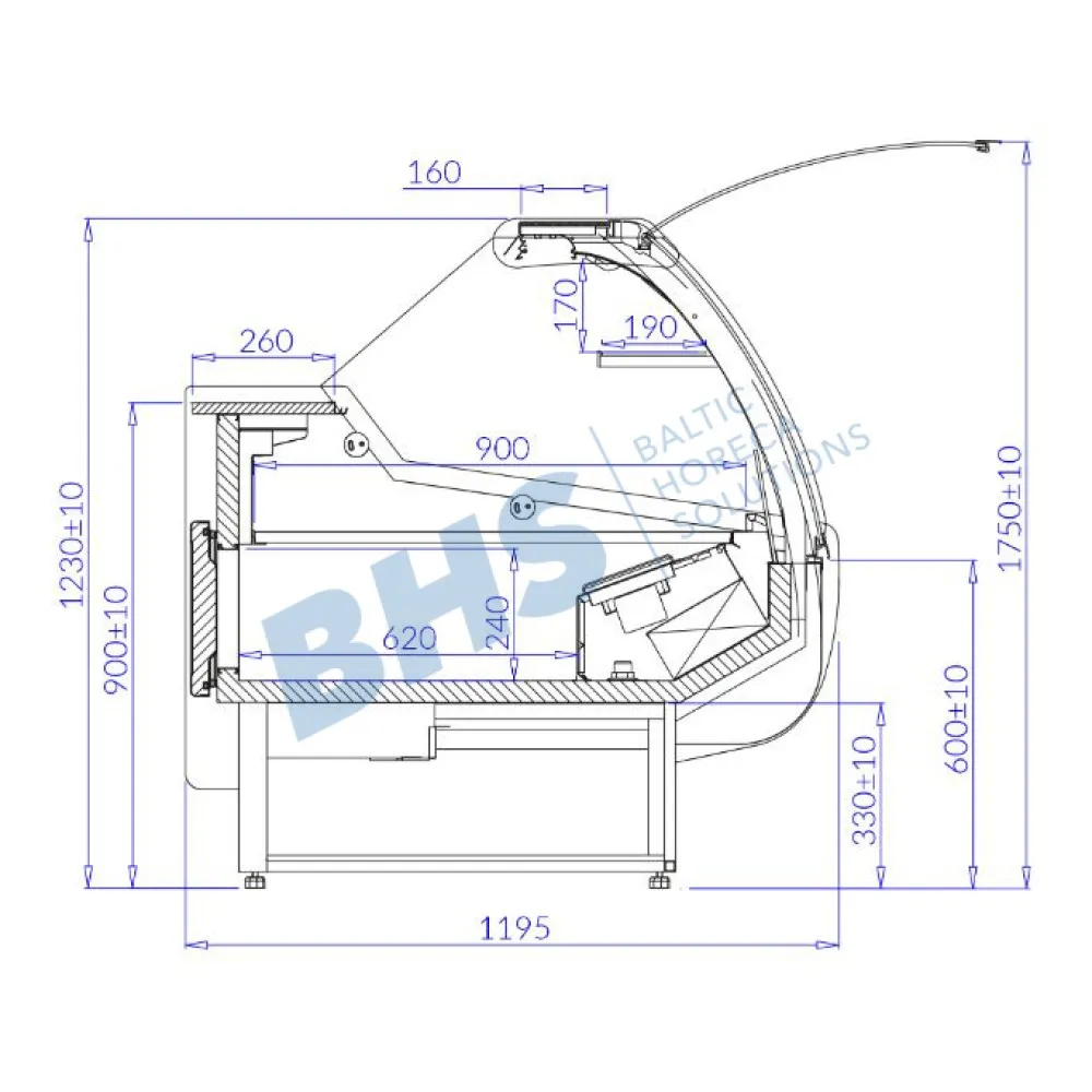 Cold showcase SANTIAGO 1.1S