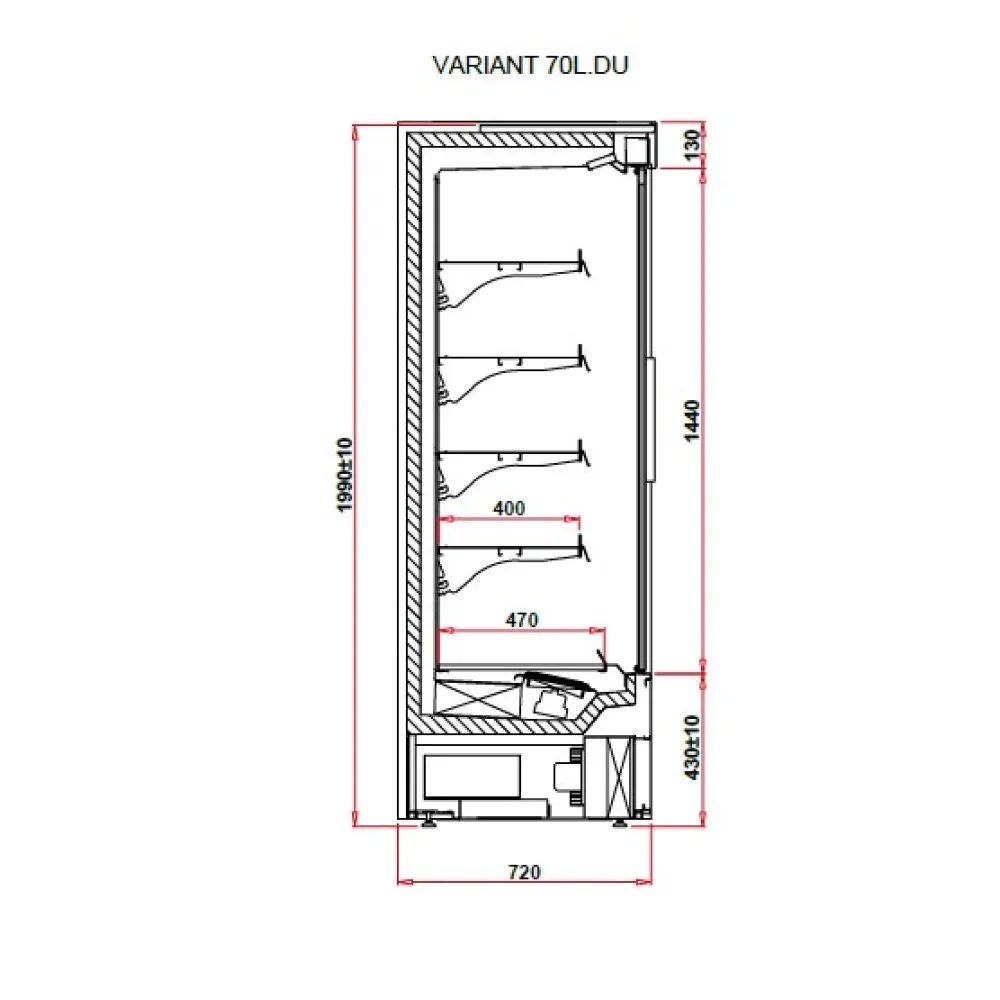 Showcase VARIANT 1.6 70L