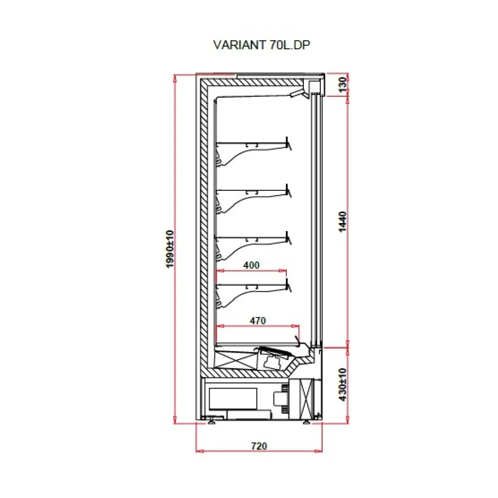 Showcase VARIANT 1.6 70L