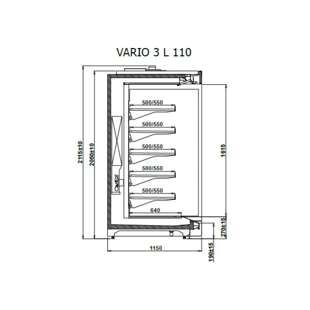 Showcase VARIO 3 1.25 110L REMOTE