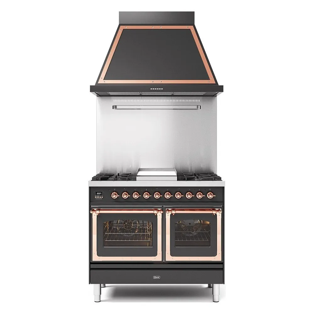 Stove with oven Nostalgie PD10SNE3 100 cm 4 burners + 1 enlarged baking zone