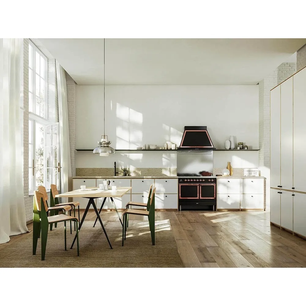 Stove with oven Nostalgie PD10SNE3 100 cm 4 burners + 1 enlarged baking zone