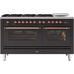 Range cooker Nostalgie 150 cm P15SNE3 7 ​​burners + 1 extended baking zone