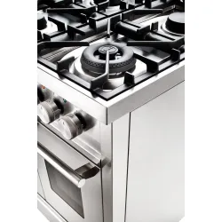 Cooker with oven Professional Plus 100 cm PD10FWE3 6 burners with fry top