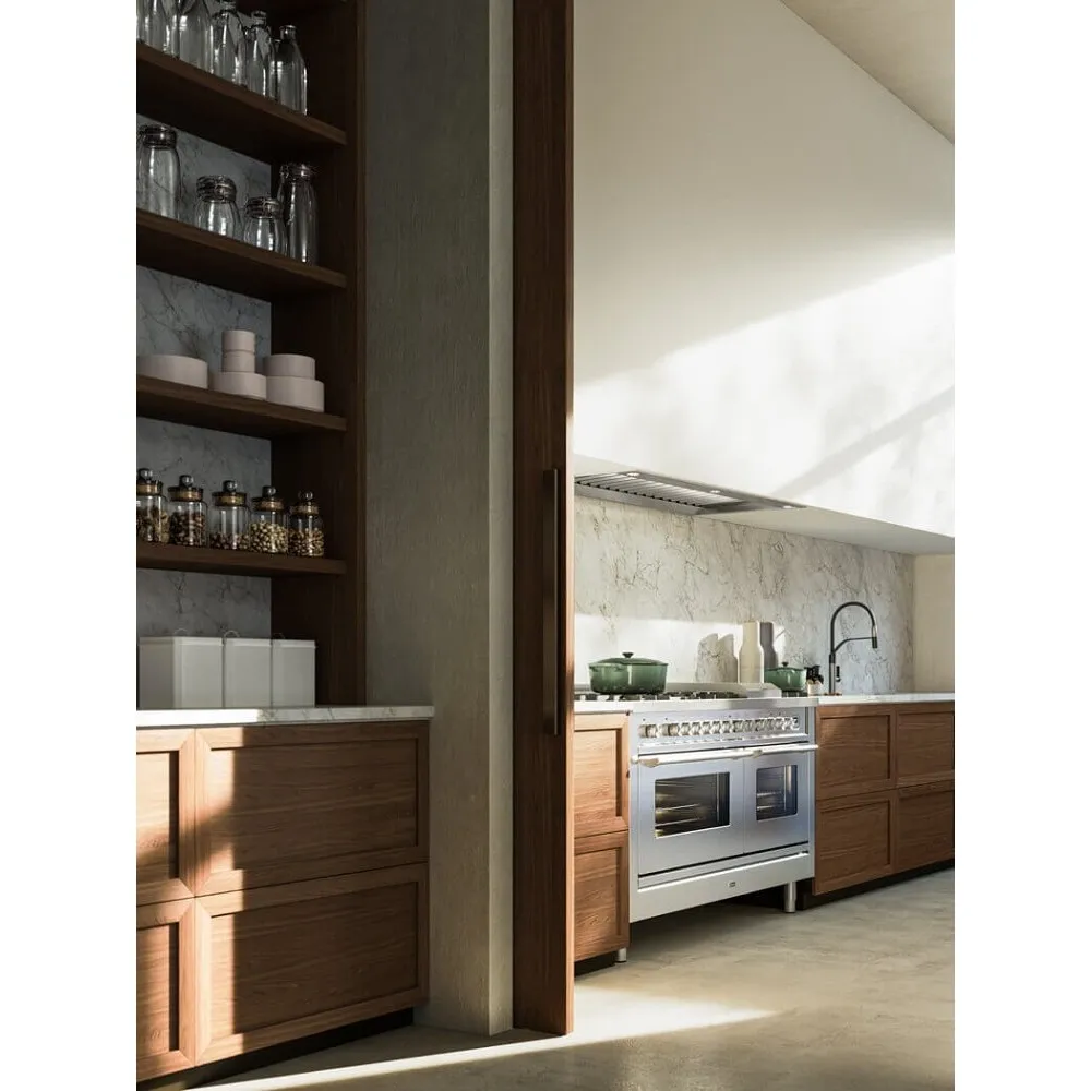 Range cooker with oven Professional Plus 150 cm P15FWE3 9 burners with fry top