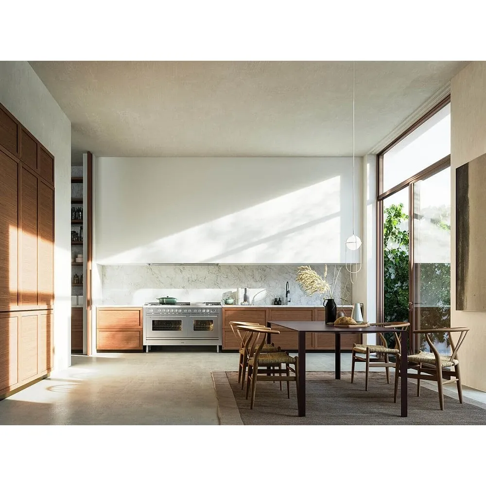 Range cooker with oven Professional Plus 150 cm P15FWE3 9 burners with fry top