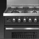 Stove with oven Pro Line 60 cm L06WM3 4 burners