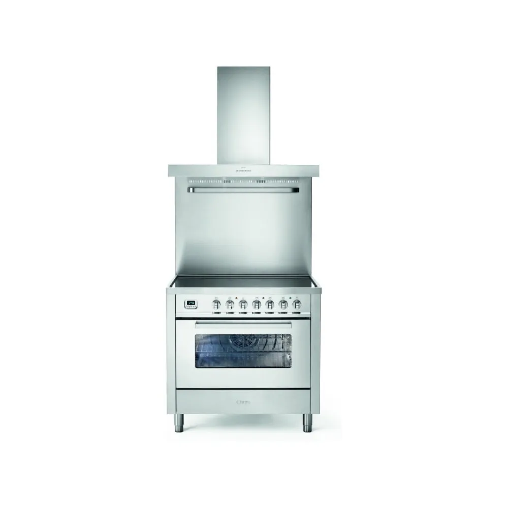 Range cooker with oven Pro Line  90 cm L09FWM3 6 burners with fry top