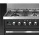 Stove with oven Pro Line 90 cm  LD09FWM3 6 burners with fry top
