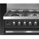 Range cooker with oven Pro Line 120 cm L12FWM3 8 burners with fry top