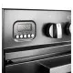 Range cooker with oven Pro Line 120 cm L12FWM3 8 burners with fry top