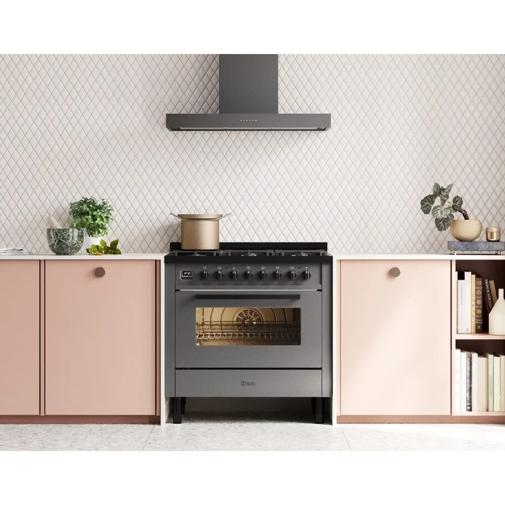 Range Cooker with oven Pro Line 90 cm L09-GRD/L09-MGD 6 burners