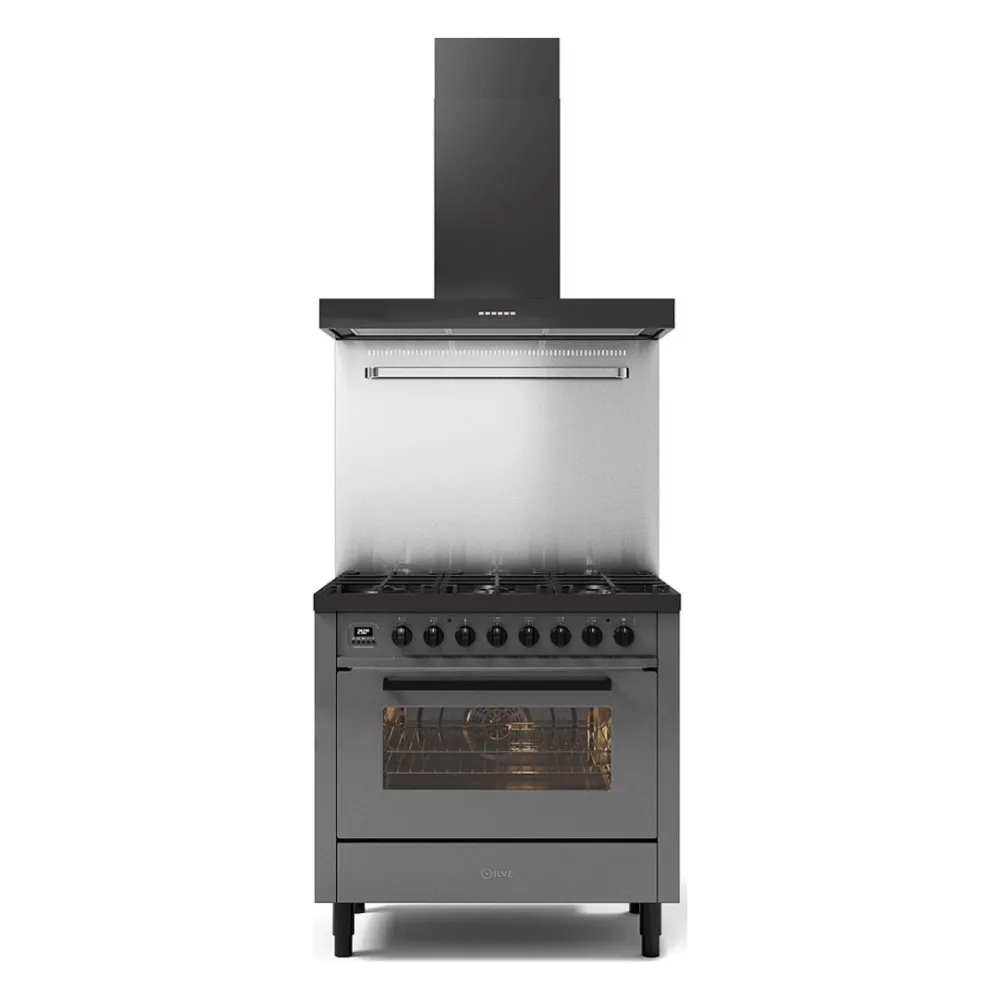 Range Cooker with oven Pro Line 90 cm L09-GRD/L09-MGD 6 burners