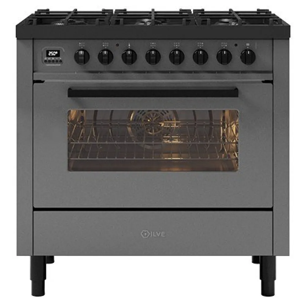 Range Cooker with oven Pro Line 90 cm L09-GRD/L09-MGD 6 burners