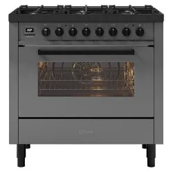 Range Cooker with oven Pro Line 90 cm L09-GRD/L09-MGD 6 burners