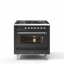 Range cooker with oven Nostalgie 90 cm P366DDNSY 6 burners
