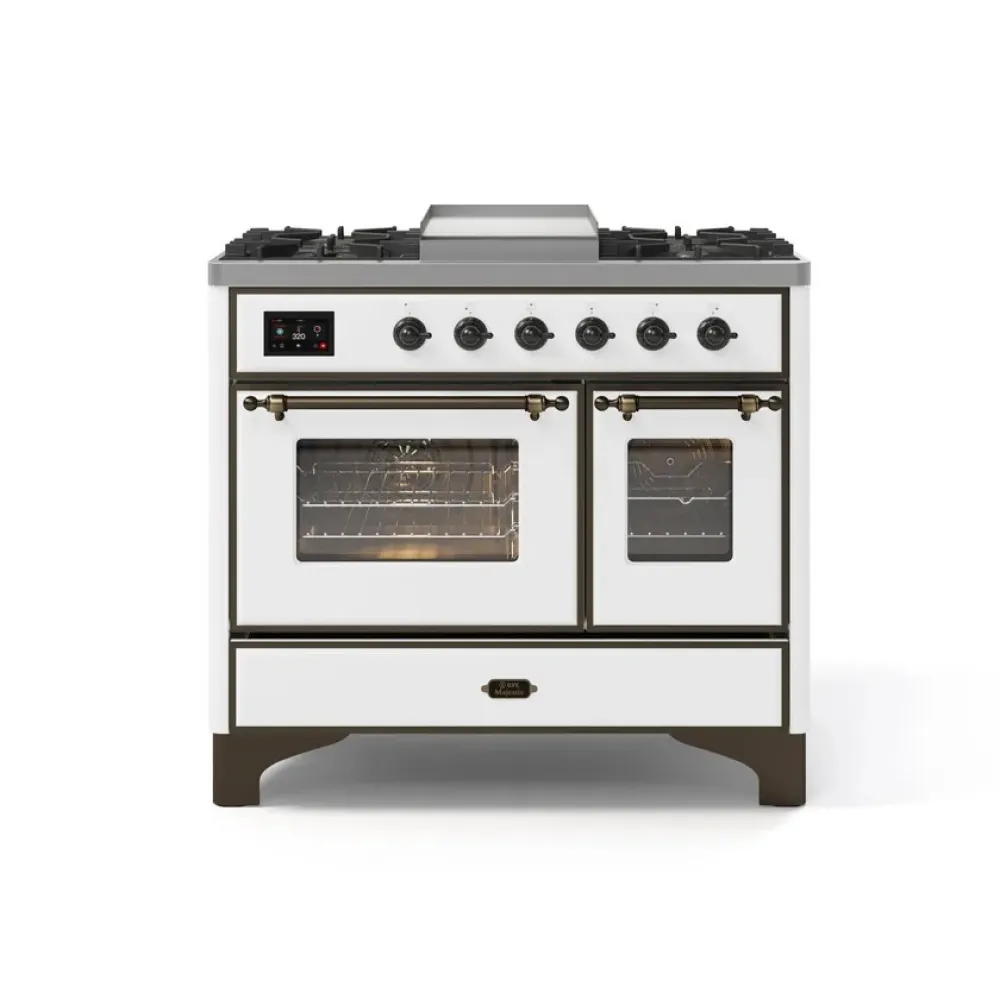 Ilve Majestic Milano MD10FDNE3 100cm 4 burner with fry top