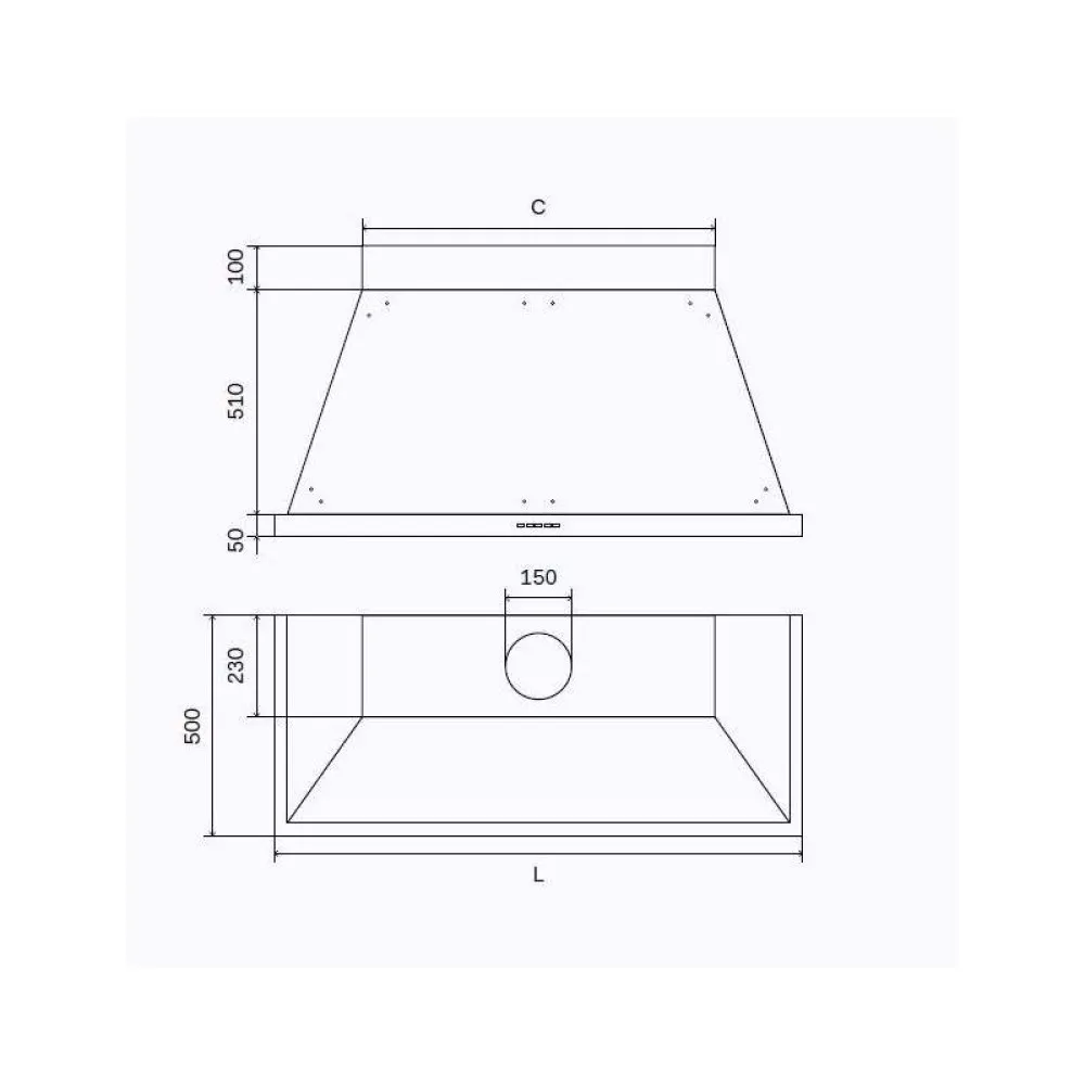 Cooker Hood Nostalgie ANB100