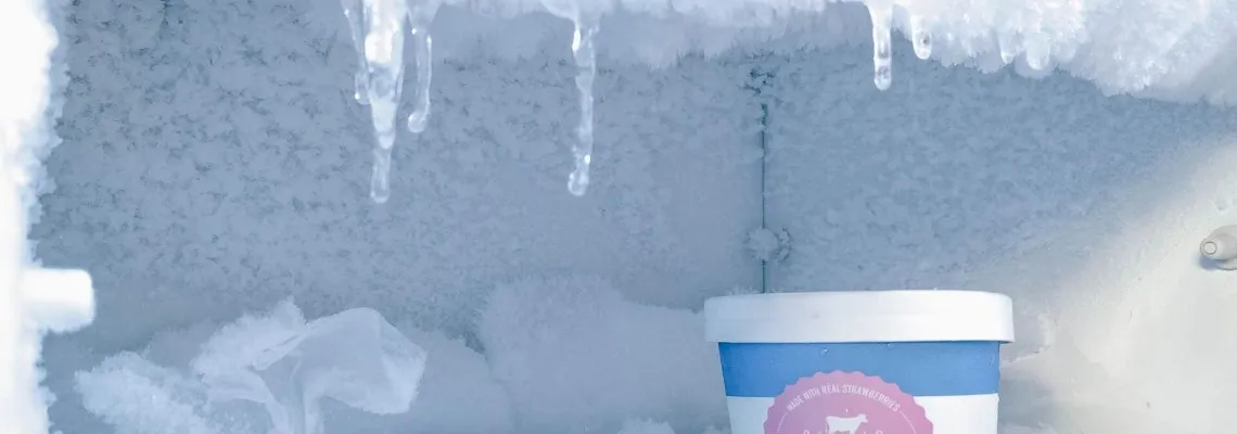 How often should the freezer be defrosted?