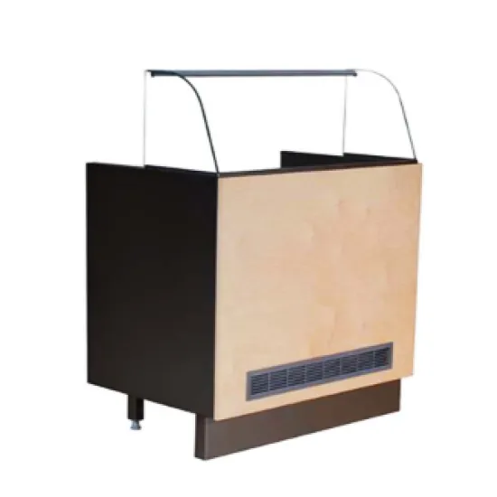 Hot dog counter refrigerator