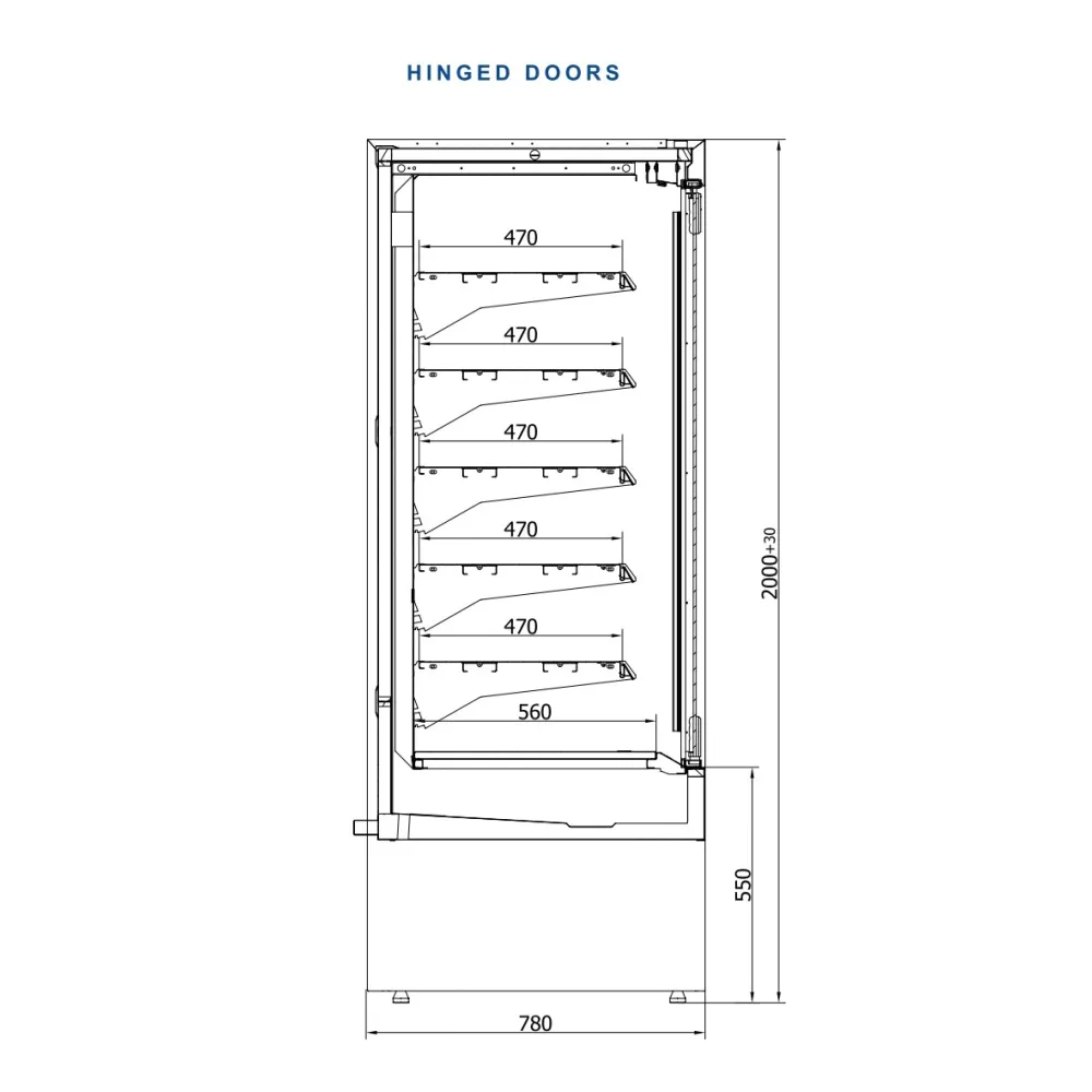 Showcase VARNA 210/80 DUZ