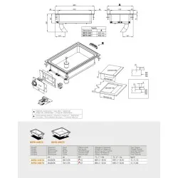 Electric multi-function fixed braising pan BRFD-64ETX