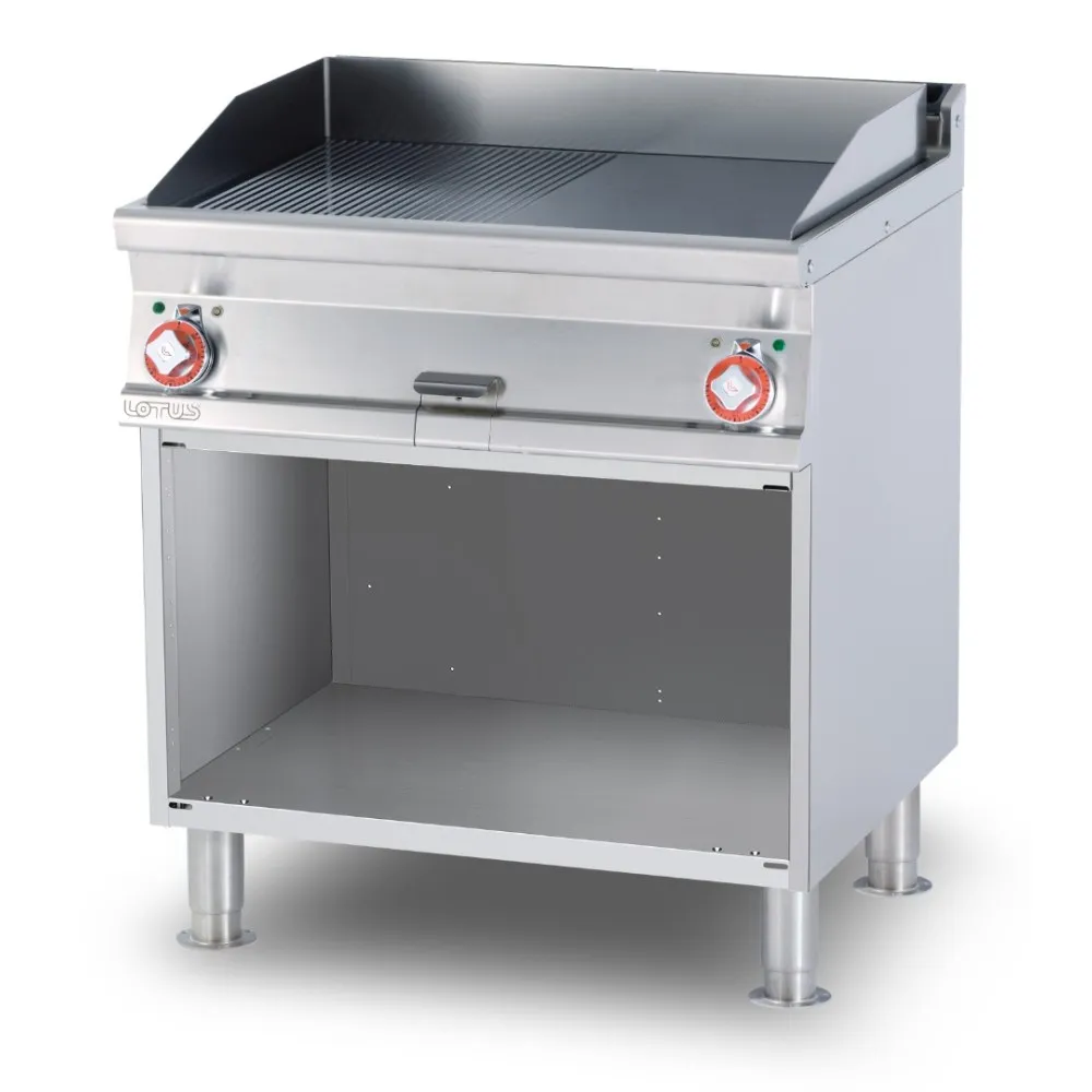 Electryc Fry-top on open cabinet FTLR-78ETX