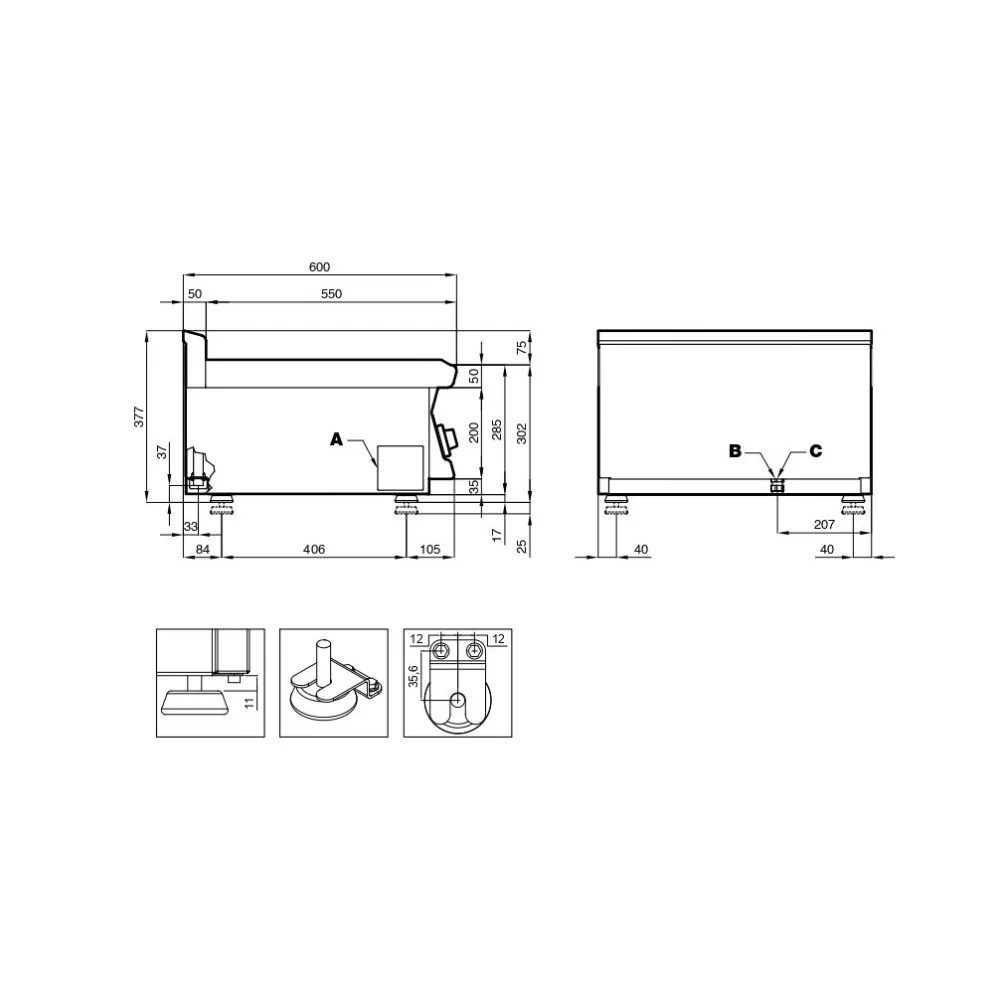 Iduction cooking top PCIT-64ETX