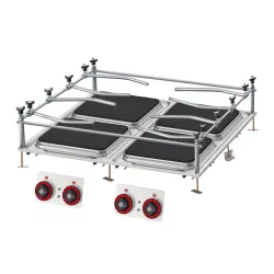 Boiling unit 4 square  plates  PCQD-88ETX