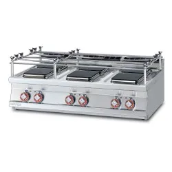 Electric hob 6 square plates  PCQT-712ETX