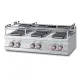 Electric hob 6 square plates  PCQT-712ETX