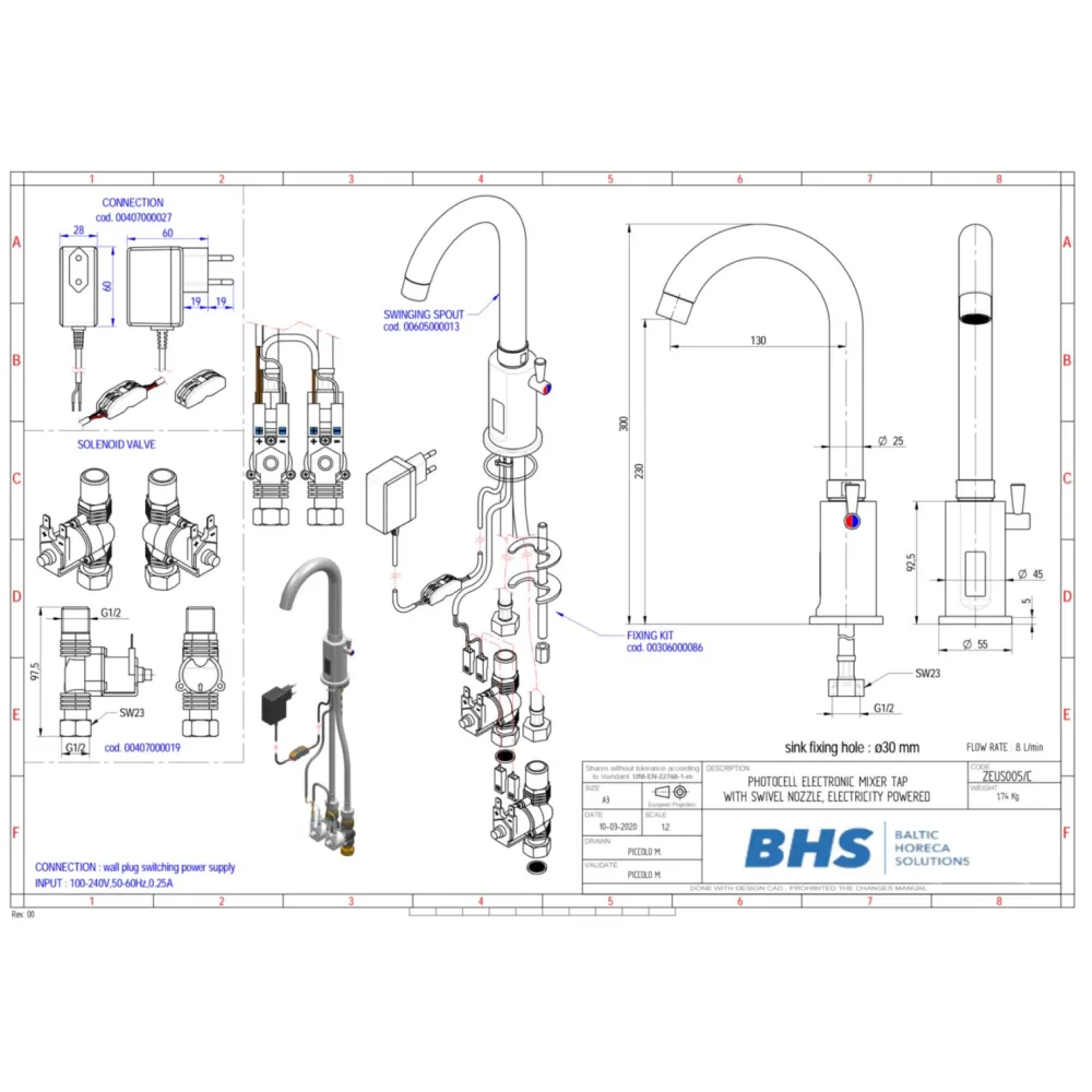 Electronic faucet S005/C