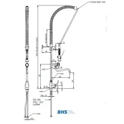 Shower with mixer 20114
