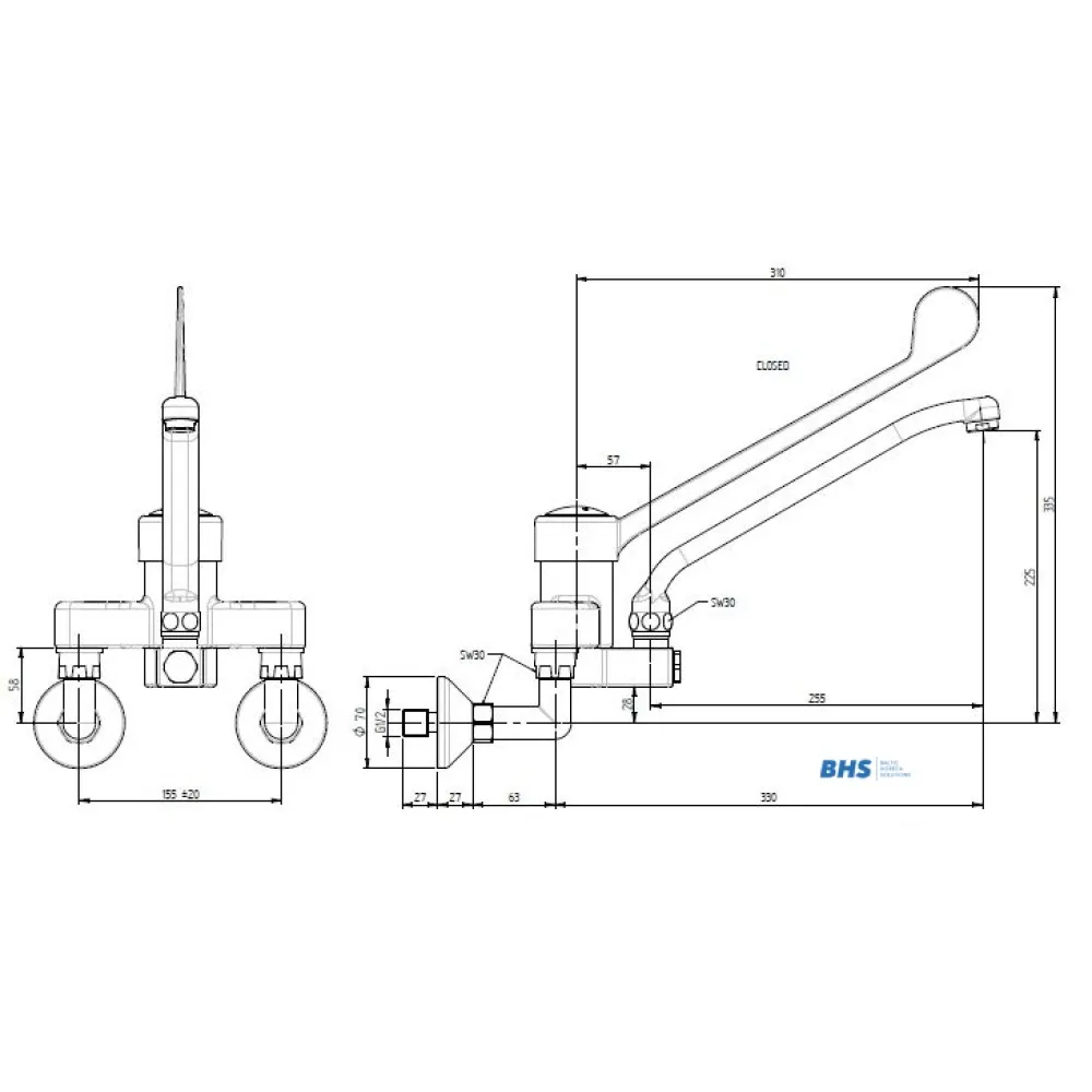 Shower with mixer 20135