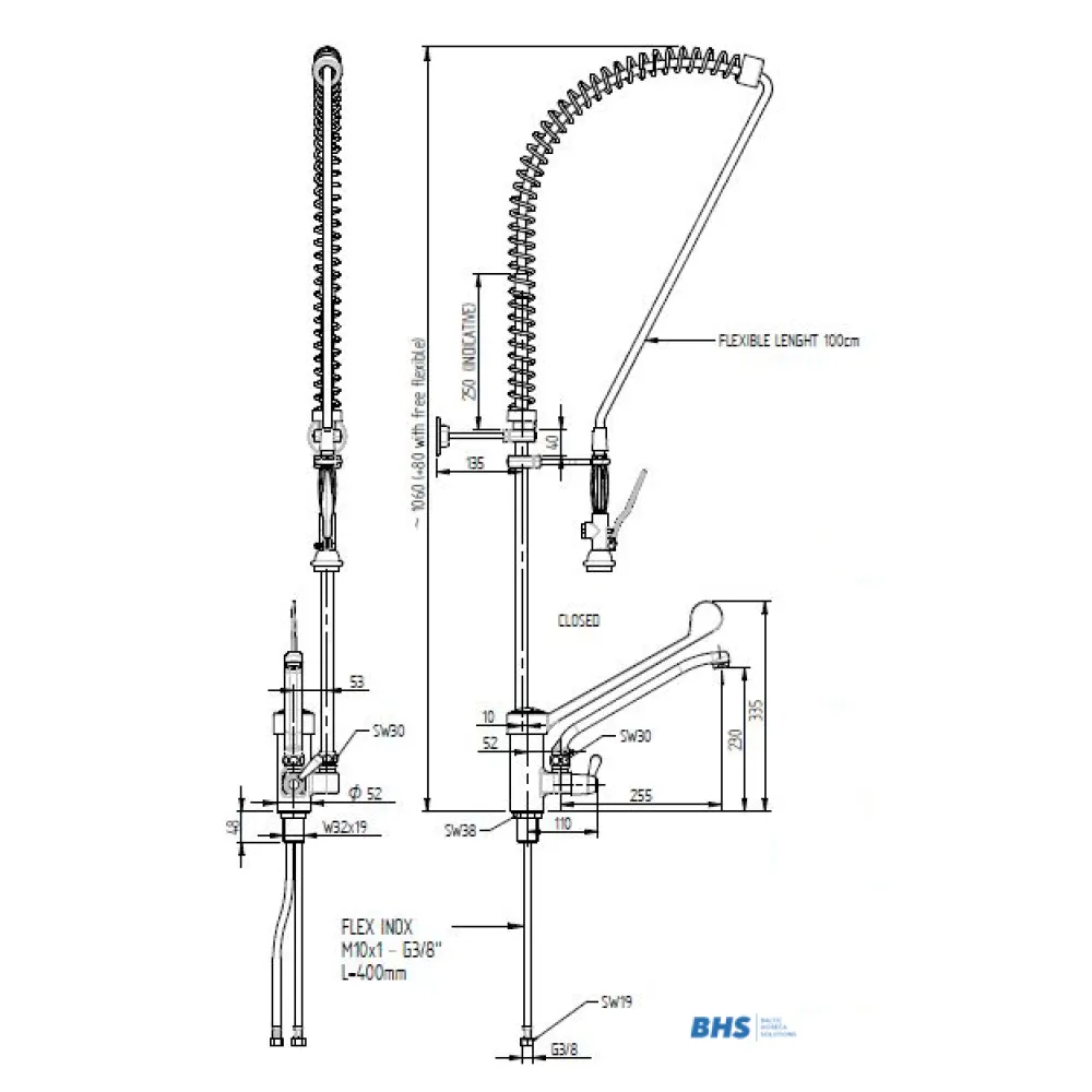 Shower with mixer 20249