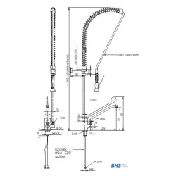 Shower with mixer 20249