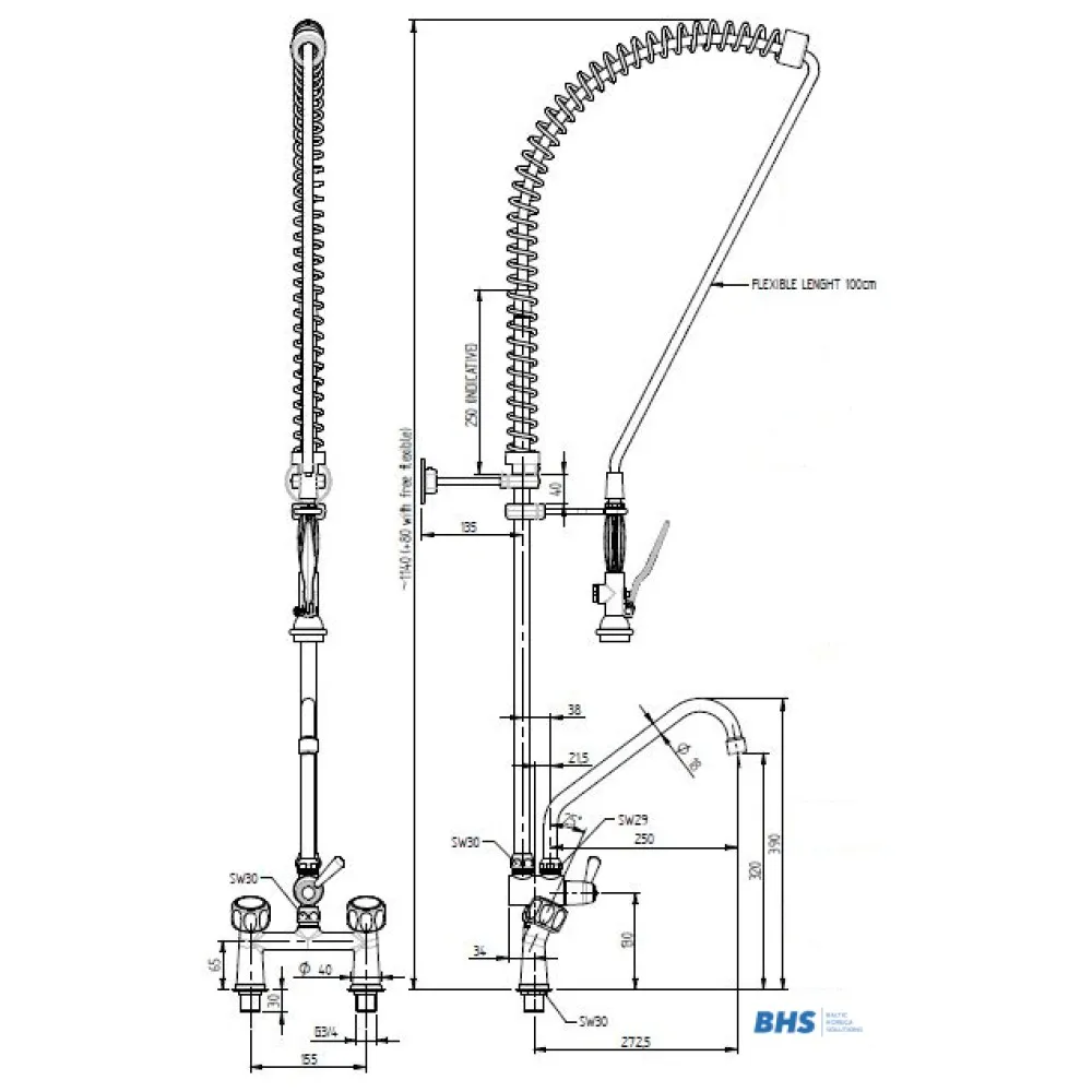 Shower with mixer 20132