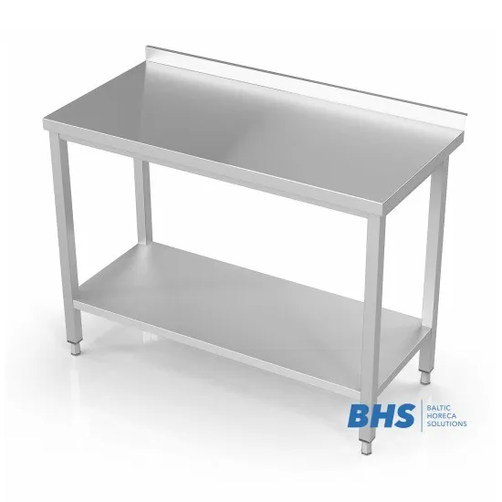 Metal tables with shelf