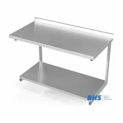 Wall mounted table with reinforced shelf 600