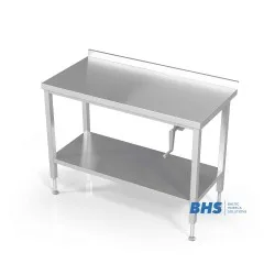 Table with adjustable height with shelf 400 