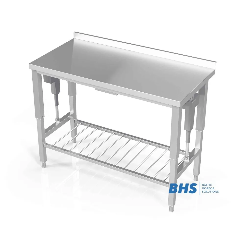 Table with adjustable surface and grid 3100