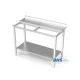 Table with place for cutting board and shelf 800