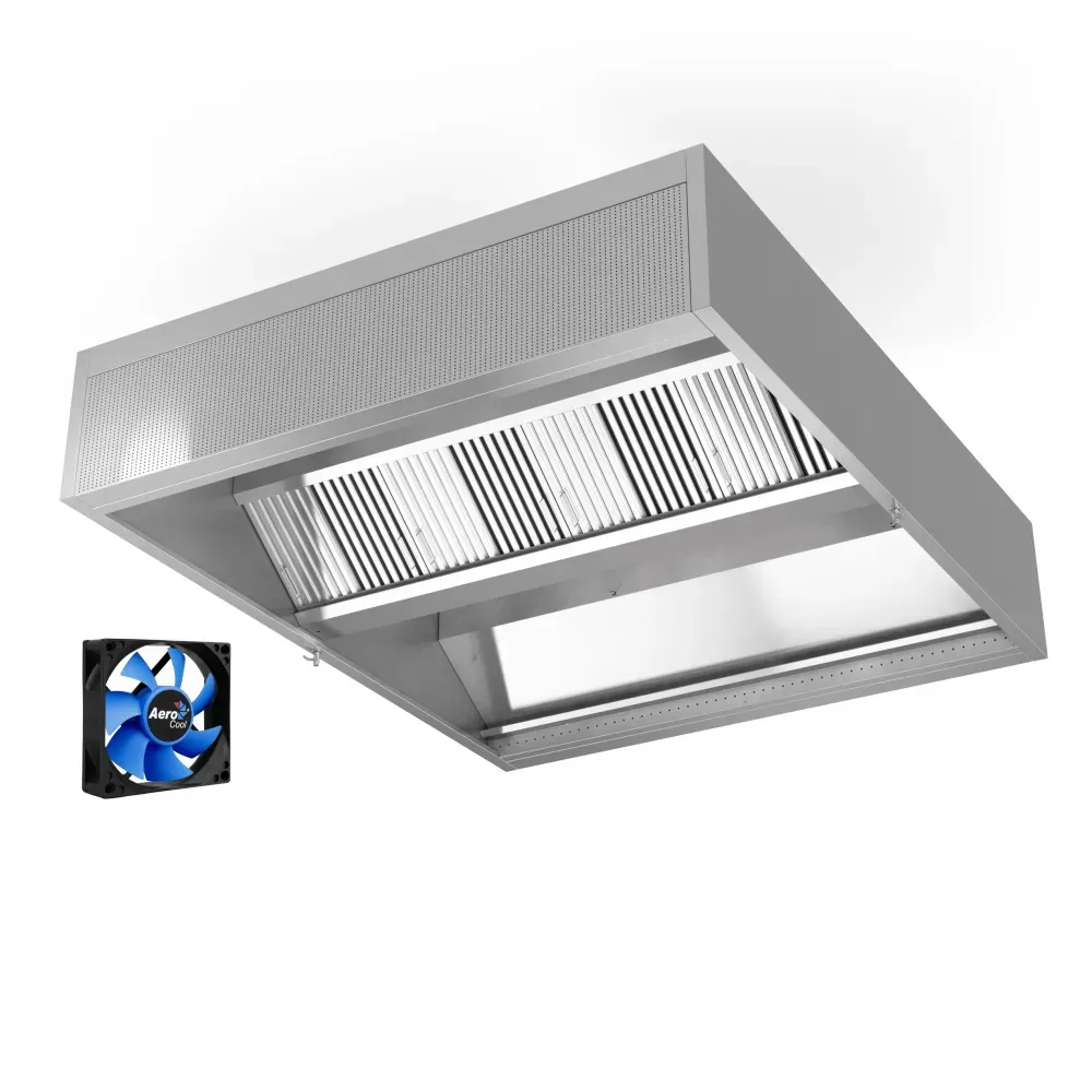 Island extraction hood with air jet and air supply HFCD 2100