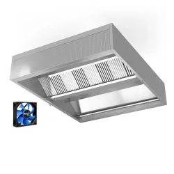 Island extraction hood with air jet and air supply HFCD 1500