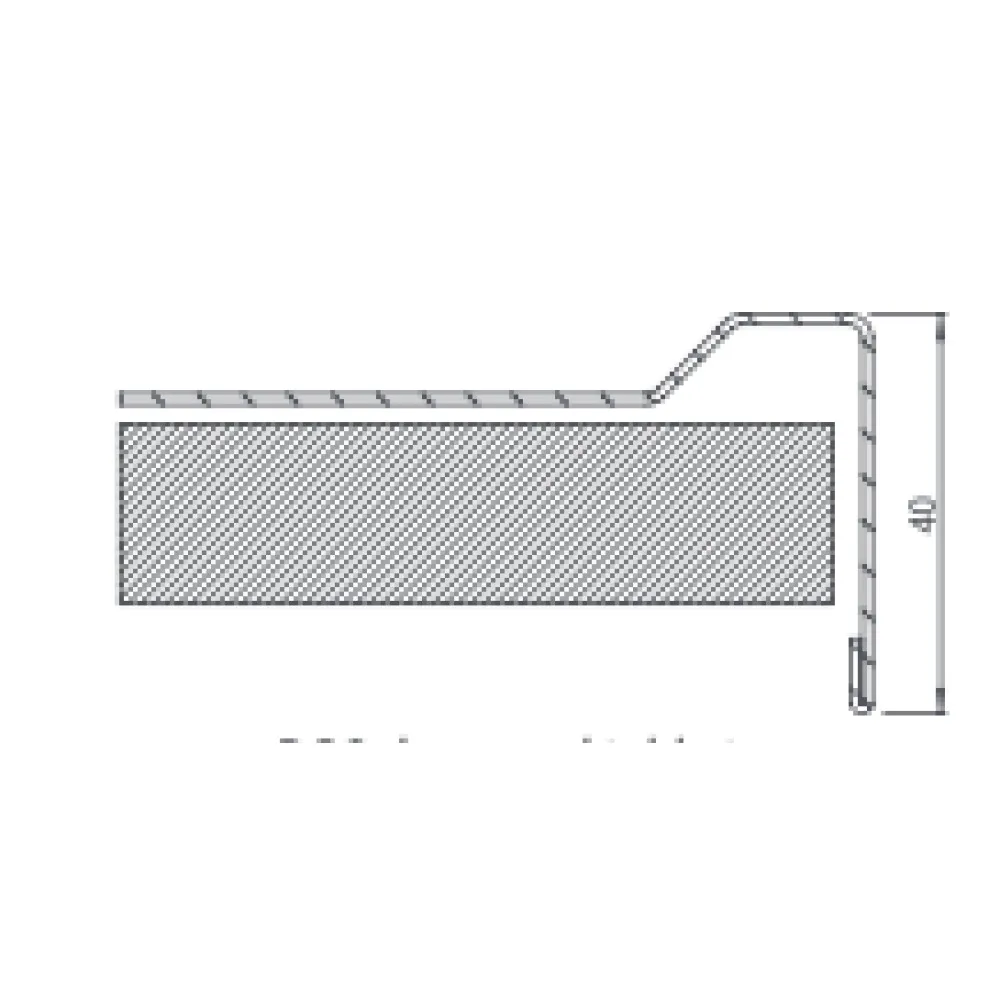 Metal table with two shelves 2200