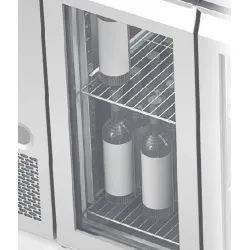 Backbar cooling counter 2 drawers, 2 doors